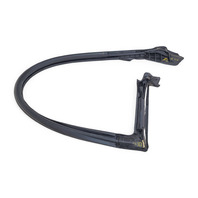Lexus RC F 15-24 Front Left/Driver Door Molding Outer Weatherstrip, 67862-24060, E055, OEM, 2015, 2016, 2017, 2018, 2019, 2020, 2021, 2022, 2023, 2024