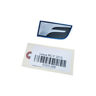 Lexus RC F 15-24 Front Right/Passenger Fender Emblem, 75361-24020, E055, OEM, 2015, 2016, 2017, 2018, 2019, 2020, 2021, 2022, 2023, 2024