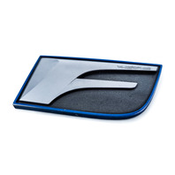 Lexus RC F 15-24 Front Right/Passenger Fender Emblem, 75361-24020, E055, OEM, 2015, 2016, 2017, 2018, 2019, 2020, 2021, 2022, 2023, 2024