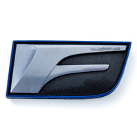 Lexus RC F 15-24 Front Right/Passenger Fender Emblem, 75361-24020, E055, OEM, 2015, 2016, 2017, 2018, 2019, 2020, 2021, 2022, 2023, 2024