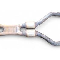 Lexus RC F 15-23 Center Exhaust Pipe Muffler Front 17410-38511, E055, OEM, 2015, 2016, 2017, 2018, 2019, 2020, 2021, 2022, 2023