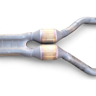 Lexus RC F 15-23 Center Exhaust Pipe Muffler Front 17410-38511, E055, OEM, 2015, 2016, 2017, 2018, 2019, 2020, 2021, 2022, 2023
