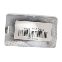 Lexus RC F 15-20 Front Bottom/Back Seat Assembly Set Black, 71102-24170-C3, E055, OEM, 2015, 2016, 2017, 2018, 2019, 2020