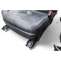 Lexus RC F 15-20 Front Bottom/Back Seat Assembly Set Black, 71102-24170-C3, E055, OEM, 2015, 2016, 2017, 2018, 2019, 2020