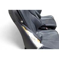 Lexus RC F 15-20 Front Bottom/Back Seat Assembly Set Black, 71102-24170-C3, E055, OEM, 2015, 2016, 2017, 2018, 2019, 2020