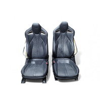 Lexus RC F 15-20 Front Bottom/Back Seat Assembly Set Black, 71102-24170-C3, E055, OEM, 2015, 2016, 2017, 2018, 2019, 2020