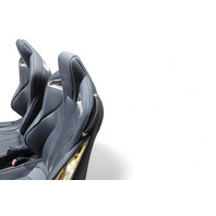 Lexus RC F 15-20 Front Bottom/Back Seat Assembly Set Black, 71102-24170-C3, E055, OEM, 2015, 2016, 2017, 2018, 2019, 2020