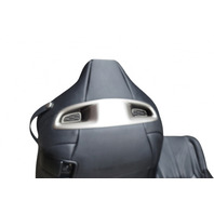 Lexus RC F 15-20 Front Bottom/Back Seat Assembly Set Black, 71102-24170-C3, E055, OEM, 2015, 2016, 2017, 2018, 2019, 2020