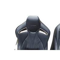Lexus RC F 15-20 Front Bottom/Back Seat Assembly Set Black, 71102-24170-C3, E055, OEM, 2015, 2016, 2017, 2018, 2019, 2020