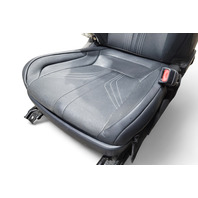 Lexus RC F 15-20 Front Bottom/Back Seat Assembly Set Black, 71102-24170-C3, E055, OEM, 2015, 2016, 2017, 2018, 2019, 2020