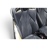 Lexus RC F 15-20 Front Bottom/Back Seat Assembly Set Black, 71102-24170-C3, E055, OEM, 2015, 2016, 2017, 2018, 2019, 2020