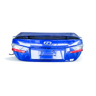 Lexus RC F 15-24 Trunk Decklid Luggage Lid Blue, 64401-24240, E055, OEM, 2015, 2016, 2017, 2018, 2019, 2020, 2021, 2022, 2023, 2024