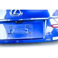 Lexus RC F 15-24 Trunk Decklid Luggage Lid Blue, 64401-24240, E055, OEM, 2015, 2016, 2017, 2018, 2019, 2020, 2021, 2022, 2023, 2024
