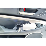 Lexus RC F 15-17 Front Door Panel Trim Left/Driver Black 67620-24720-22, E055, OEM, 2015, 2016, 2017
