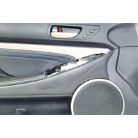 Lexus RC F 15-17 Front Door Panel Trim Left/Driver Black 67620-24720-22, E055, OEM, 2015, 2016, 2017