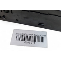 Lexus IS300 01-05 Climate Control A/C Heater Temperature Unit 88650-53060, E056, OEM, 2001, 2002, 2003, 2004, 2005