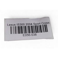 Lexus IS300 01-05 Front Door Audio Speaker Left/Right Set of 2 86160-53140, E056, OEM, 2001, 2002, 2003, 2004, 2005