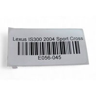 Lexus IS300 Wagon 02-05 Rear Right Pillar Garnish Cover Tan 62470-53082-B0, E056, OEM, 2002, 2003, 2004, 2005