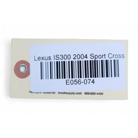 Lexus IS300 01-05 Trunk Back Door Damper Stay Strut Left/Right Set, 68960-80064, E056, OEM, 2001, 2002, 2003, 2004, 2005