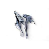 Lexus IS300 01-05 Hood Bonnet Hinge Set Left/Right Dark Gray, 53420-53010, 53410-53010, E056, OEM, 2001, 2002, 2003, 2004, 2005