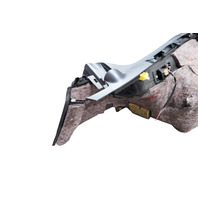 Lexus IS300 Wagon 01-05 Trunk Quarter Panel Cover Lid Left Black 64740-53030-C0, E056, OEM, 2001, 2002, 2003, 2004, 2005