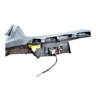 Lexus IS300 Wagon 01-05 Trunk Quarter Panel Cover Lid Left Black 64740-53030-C0, E056, OEM, 2001, 2002, 2003, 2004, 2005