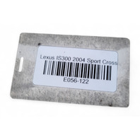 Lexus IS300 01-05 Cooling Radiator 16400-46560, E056, OEM, 2001, 2002, 2003, 2004, 2005