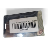 Lexus IS300 Wagon 01-05 F-Sport Full Floor Carpet Black 58510-53040-C0, E056, OEM, 2001, 2002, 2003, 2004, 2005