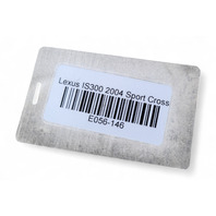 Lexus IS300 01-05 Fender Front Left/Driver Dack Grey, 53802-53030, E056, OEM, 2001, 2002, 2003, 2004, 2005