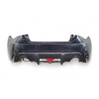 Scion FR-S 13-16 Rear Bumper Cover Assembly, Black, SU003-01494, E057, OEM, 2013, 2014, 2015, 2016