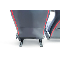 Scion FR-S 13-16 Front Left & Right Cloth Black/Red Seats SU003-04406, E057, OEM, 2013, 2014, 2015, 2016