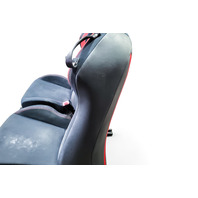Scion FR-S 13-16 Front Left & Right Cloth Black/Red Seats SU003-04406, E057, OEM, 2013, 2014, 2015, 2016
