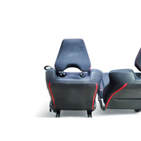 Scion FR-S 13-16 Front Left & Right Cloth Black/Red Seats SU003-04406, E057, OEM, 2013, 2014, 2015, 2016