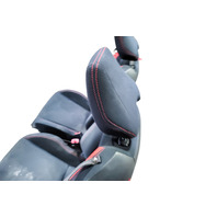 Scion FR-S 13-16 Front Left & Right Cloth Black/Red Seats SU003-04406, E057, OEM, 2013, 2014, 2015, 2016