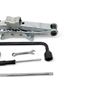 Acura RL 05-12 Spare Tire Jack Wheel Cover Holder Carrier W/ Tools Complete 84542-SJA-A01, E058, OEM, 2005, 2006, 2007, 2008, 2009, 2010, 2011, 2012