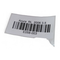 Acura RL 05-08 Headlight Head Light Lamp, Left/Driver 33151-SJA-A01, E058, OEM, 2005, 2006, 2007, 2008