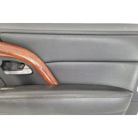 Acura RL 05-08 Front Door Panel Trim Right/Passenger Black  83501-SJA-A04ZD, E058, OEM, 2005, 2006, 2007, 2008