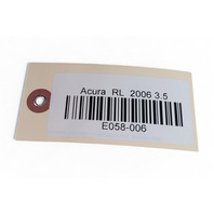 Acura RL 05-08 Rear Exhaust Manifold Assembly, 18290-RJA-A00, E058, OEM, 2005, 2006, 2007, 2008