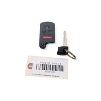 Acura RL 05-12 Smart Key Entry Remote FOB Driver (1) 72147-SJA-A01, E058, OEM, 2005, 2006, 2007, 2008, 2009, 2010, 2011, 2012