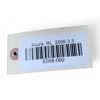 Acura RL 05-08 Alternator With Pully 31100-RJA-A02, E058, OEM, 2005, 2006, 2007, 2008