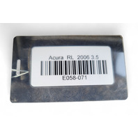 Acura RL 05-08 Rocker Panel Molding Side Skirt Left/Driver Side Red, 71850-SJA-A01ZH, E058, OEM, 2005, 2006, 2007, 2008