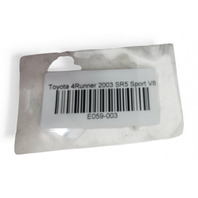 Toyota 4Runner 03-05, 08-09 Trunk Lid Deck Spoiler Gray 76085-35905, E059, OEM, 2003, 2004, 2005, 2008, 2009