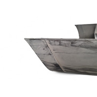 Toyota 4Runner 03-06 Rear Bumper Cover Panel Grey, 52159-35100, E059, OEM, 2003, 2004, 2005, 2006