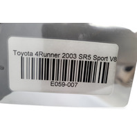 Toyota 4Runner 03-06 Rear Bumper Cover Panel Grey, 52159-35100, E059, OEM, 2003, 2004, 2005, 2006