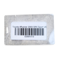 Toyota 4Runner 03-06 Front Bumper Reinforcement Bar Beam Black 52021-35050, E059, OEM, 2003, 2004, 2005, 2006