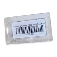 Toyota 4Runner 03-06 Hood Lock Brace Support Black 53209-35010, E059, OEM, 2003, 2004, 2005