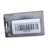 Toyota 4Runner 03-05 Fender Wheel Opening Flare Left/Driver Grey, 53848-35110, E059, OEM, 2003, 2004, 2005