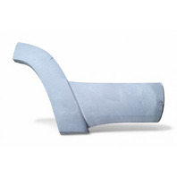 Toyota 4Runner 03-05 Door Molding Trim Blue Rear Right 75741-35120, E059, OEM, 2003, 2004, 2005