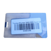 Toyota 4Runner 03-05 Door Molding Trim Gray Front Left 75732-35120, E059, OEM, 2003, 2004, 2005