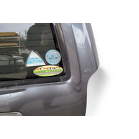 Toyota 4Runner 03-09 Tail Liftgate Lift Gate Deck Lid Trunk Factory, Gray, 67005-35310, E059, OEM, 2003, 2004, 2005, 2006, 2007, 2008, 2009